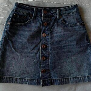 American Eagle Outfitters Women's Blue Skirt